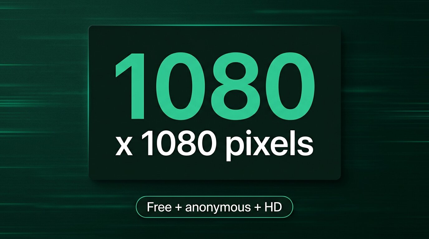 Recap card with 1080 number and resolution label
