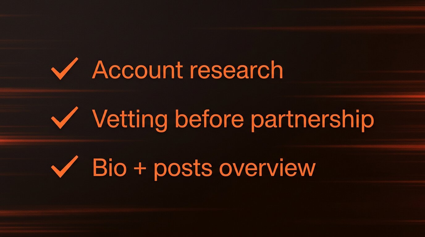 Three-row card listing profile-viewer use cases